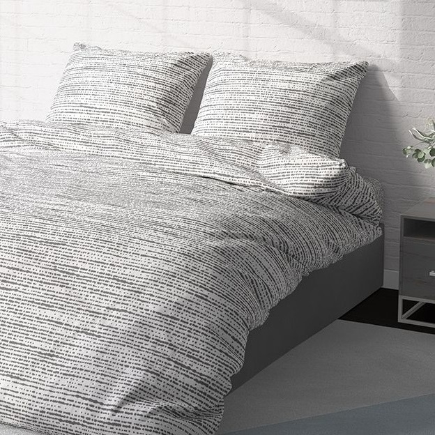 Mist Reverve - Set lenjerie pat dublu, 100% Bumbac Ranforce - 4 piese [1]