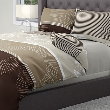 Mochaccino - Set lenjerie pat dublu, 100% Bumbac Ranforce - 4 piese [2]