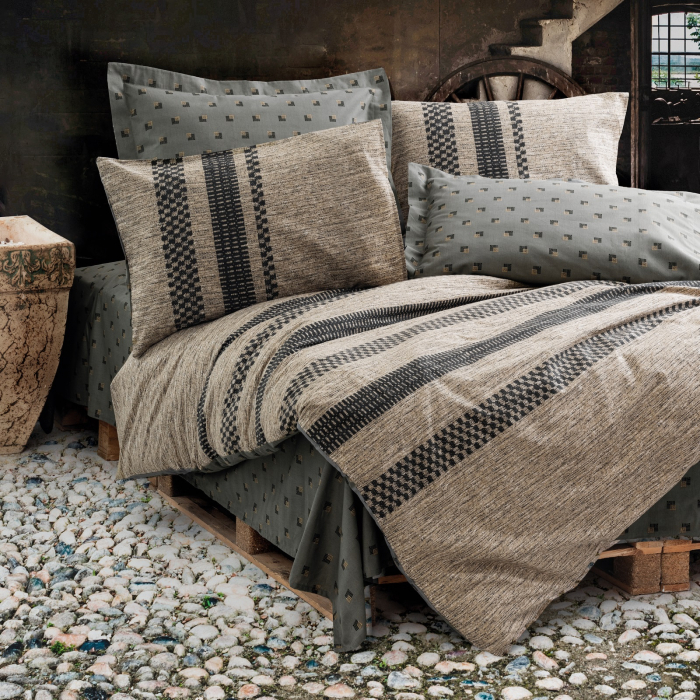 Arlo - Lenjerie pat dublu, 100% Bumbac - 4 piese [1]