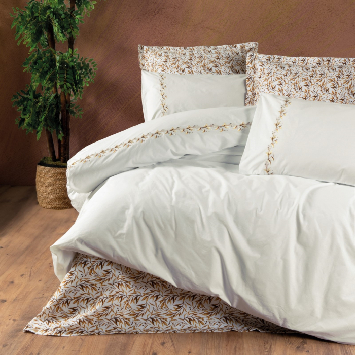 Polite - Lenjerie pat dublu, 100% Bumbac - 6 piese [2]