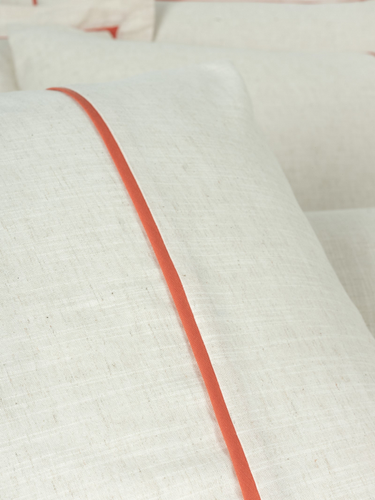 Banded Turuncu - Lenjerie de pat din in și bumbac- 6 piese [3]