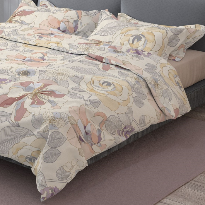 Persia - Set lenjerie pat dublu, 100% Bumbac Ranforce - 4 piese [3]