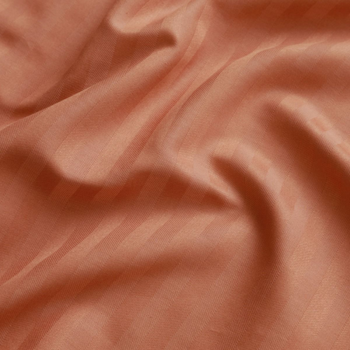 Seville Lux - Orange - Set lenjerie pat dublu, 100% Bumbac Satinat - 3 piese [5]