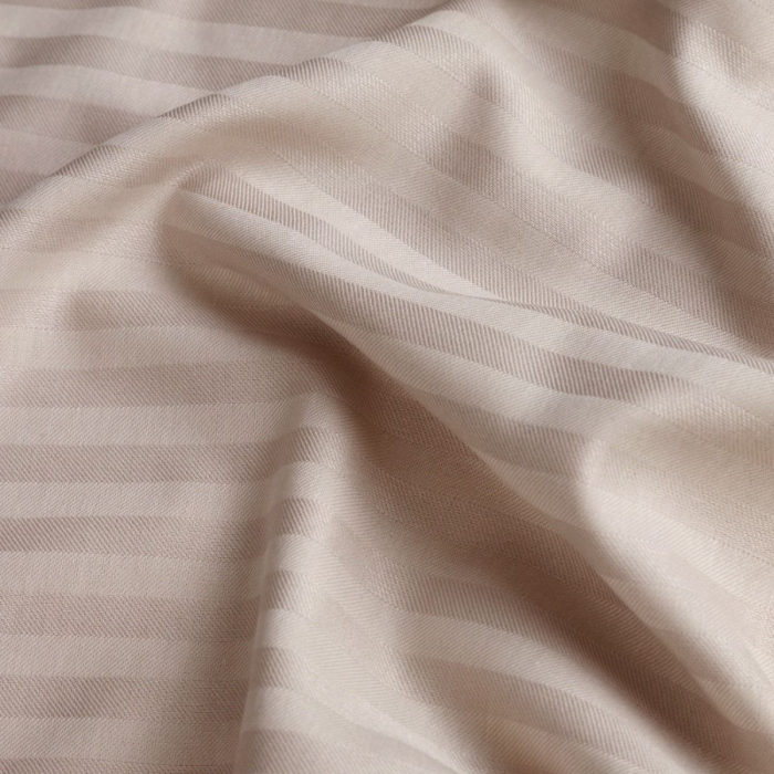 Seville Lux - Gri Nisipiu - Set lenjerie pat dublu, 100% Bumbac Satinat -3 piese [4]