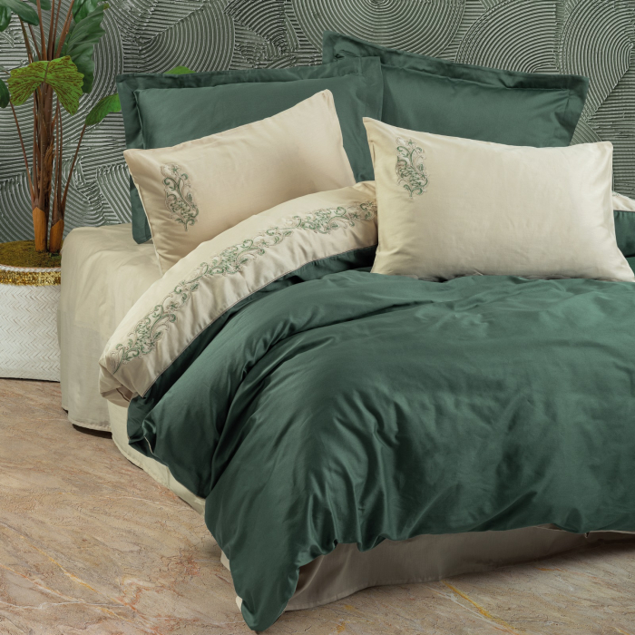 Andy - Lenjerie pat dublu, 100% Bumbac - 6 piese [2]