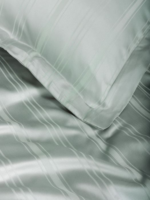 Stripe Mint - Lenjerie pat dublu, 60% Bambus 40% Bumbac - 6 piese [6]