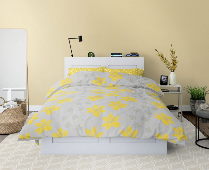 Cressida - Set lenjerie pat dublu, 100% Bumbac Ranforce - 4 piese [9]