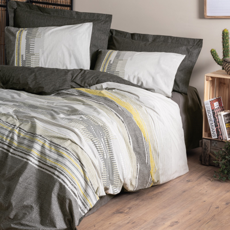 Taron - Lenjerie pat dublu, 100% Bumbac - 4 piese [1]