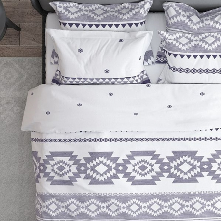 Astra - Lenjerie pat dublu, 100% Bumbac Ranforce - Motive Etnice - 4 piese [6]