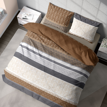 Lara - Lenjerie pat dublu, 100% Bumbac Ranforce - 4 piese [5]