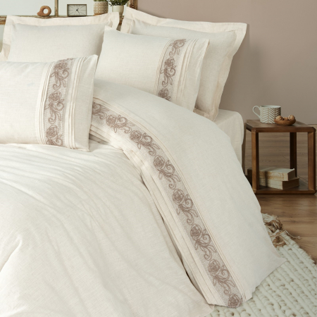 Floro - Lenjerie de pat din in și bumbac- 6 piese [3]