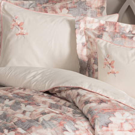 Lenjerii de pat Premium - Layana - Lenjerie pat dublu, 100% Bumbac 300 TC - 6 piese