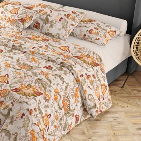 Boho - Set lenjerie pat dublu, 100% Bumbac Ranforce - 4 piese [1]