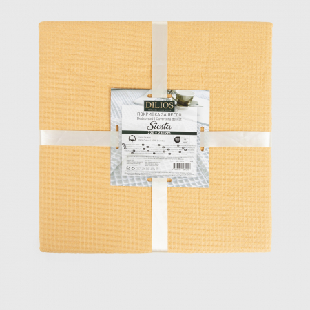 Cuvertura de pat Siesta New Ocru 100% Bumbac 220/230 cm [2]