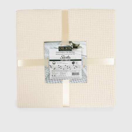 Cuvertura de pat Siesta New Ecru 100% Bumbac 220/230 cm [2]