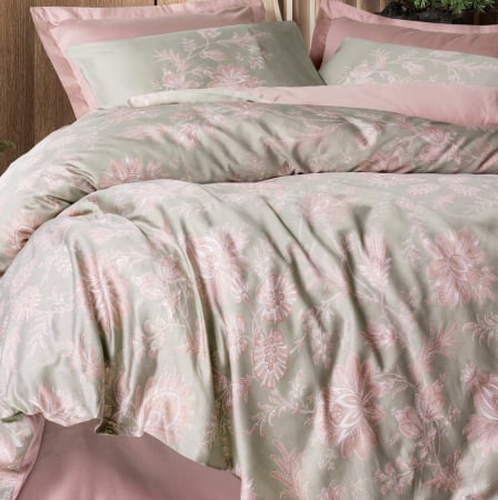 Lenjerii de pat Premium - Betula - Lenjerie pat dublu, 100% Bumbac - 6 piese