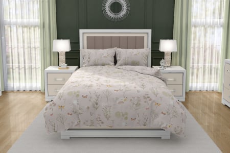 Herba - Set lenjerie pat dublu, 100% Bumbac Ranforce - 4 piese [6]