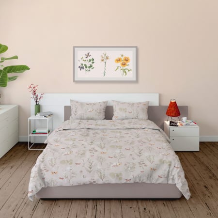 Herba - Set lenjerie pat dublu, 100% Bumbac Ranforce - 4 piese [4]