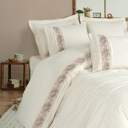 Floro - Lenjerie de pat din in și bumbac- 6 piese [1]