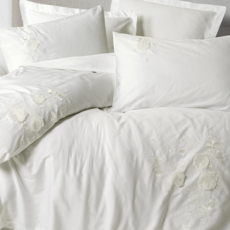 Lenjerii de pat Premium - Gembira - Lenjerie pat dublu, 100% Bumbac - 6 piese