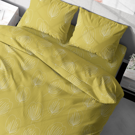 Grace Reverse - Set lenjerie pat dublu, 100% Bumbac Ranforce - 4 piese [2]