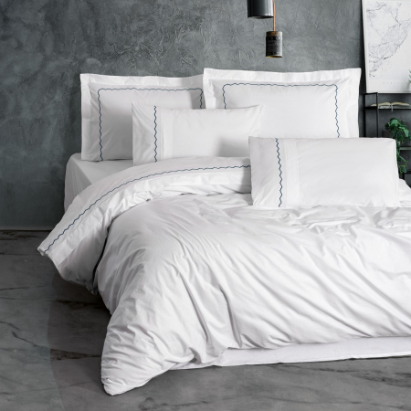 Josina - Lenjerie pat dublu, 100% Bumbac - 6 piese [1]