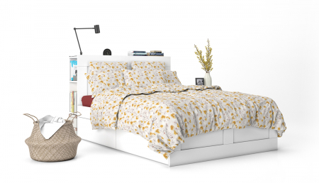 Sunny Reverse - Set lenjerie pat dublu, 100% Bumbac Ranforce - 4 piese [3]