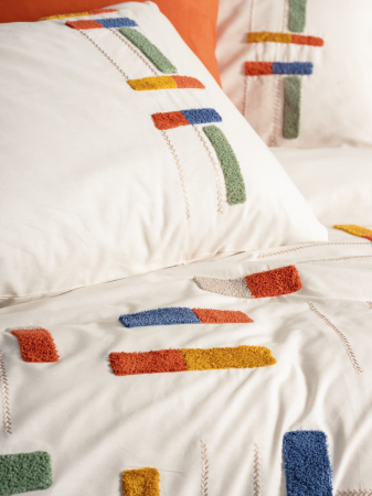 Katy - Lenjerie pat dublu, 100% Bumbac - 6 piese [2]