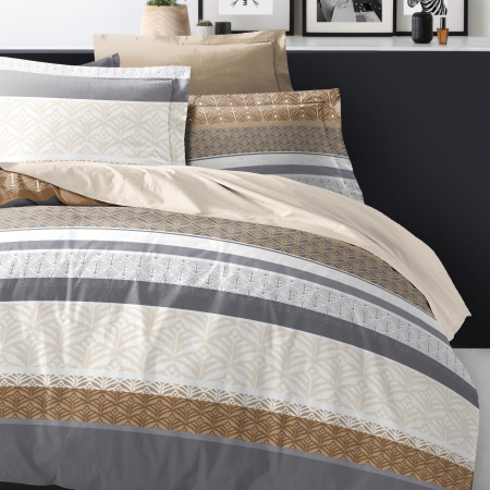 Lenjerii Pattern Lab - Lara - Lenjerie pat dublu, 100% Bumbac Ranforce - 4 piese