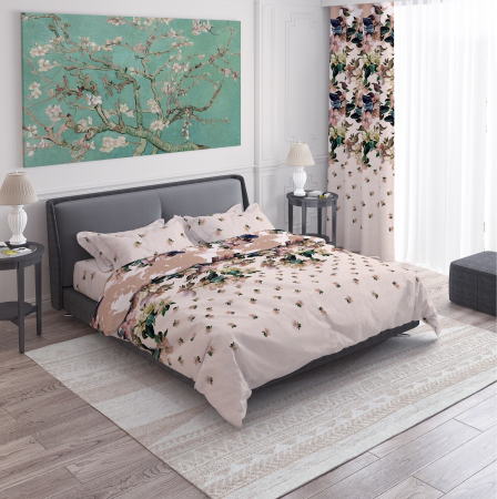 Laura - Set lenjerie pat dublu, 100% Bumbac Ranforce - 4 piese [7]