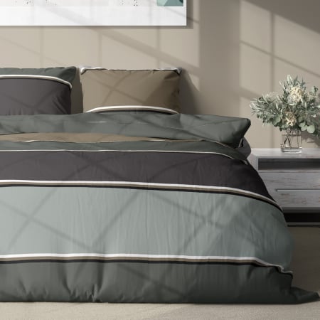 Lenjerii Pattern Lab - Johannes - Lenjerie de pat - pat dublu - 100% Viscoza - 3 piese