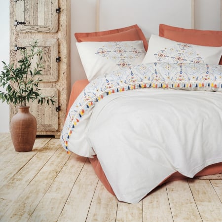 Milis - Lenjerie pat dublu, 100% Bumbac - 4 piese [1]