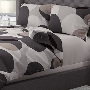 Lenjerii Pattern Lab - Mic Mac - Set lenjerie pat dublu, 100% Bumbac Ranforce - 4 piese