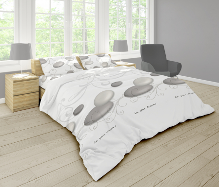 Zen - Set lenjerie pat dublu, 100% Bumbac Ranforce - 4 piese [6]