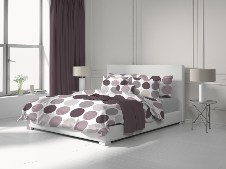 Ava - Set lenjerie pat dublu, 100% Bumbac Ranforce - 4 piese [7]