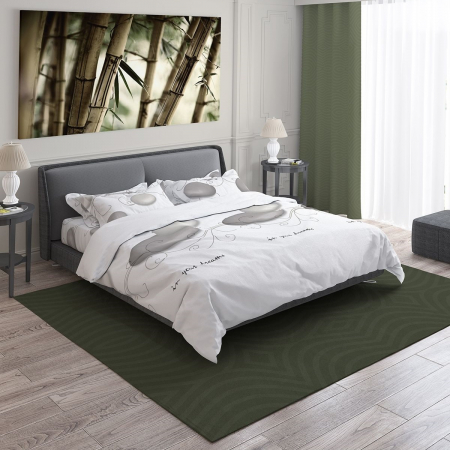 Zen - Set lenjerie pat dublu, 100% Bumbac Ranforce - 4 piese [3]