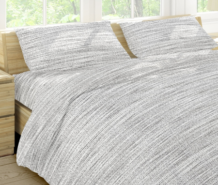 Mist Reverve - Set lenjerie pat dublu, 100% Bumbac Ranforce - 4 piese [3]