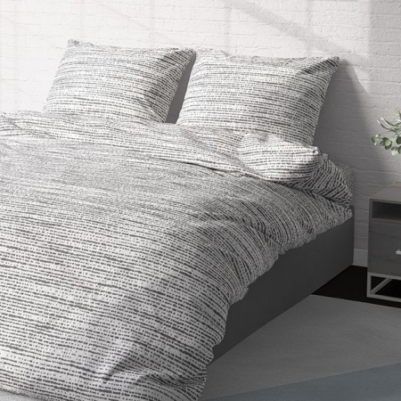 Lenjerii Pattern Lab - Mist Reverve - Set lenjerie pat dublu, 100% Bumbac Ranforce - 4 piese