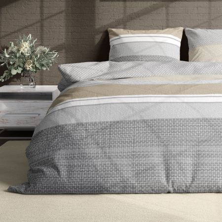 North - Set lenjerie pat dublu, 100% Bumbac Ranforce - 4 piese [3]