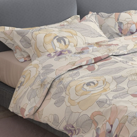 Persia - Set lenjerie pat dublu, 100% Bumbac Ranforce - 4 piese [1]