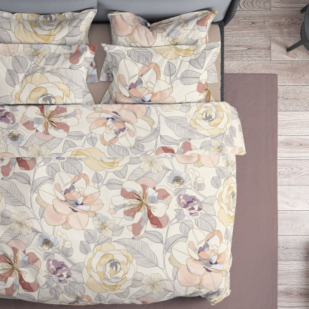 Persia - Set lenjerie pat dublu, 100% Bumbac Ranforce - 4 piese [3]