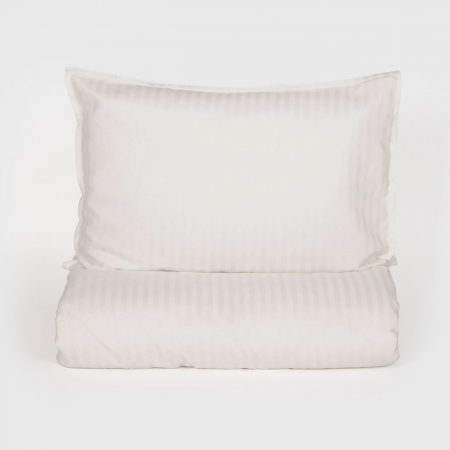Seville - Ecru - Set lenjerie pat dublu, 100% Bumbac Satinat - 3 piese [3]