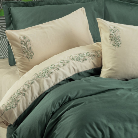 Lenjerii de pat Premium - Andy - Lenjerie pat dublu, 100% Bumbac - 6 piese