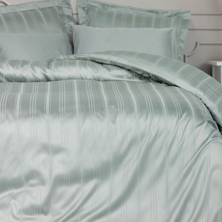 Stripe Mint - Lenjerie pat dublu, 60% Bambus 40% Bumbac - 6 piese [3]