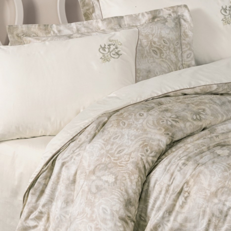 Beatrix - Lenjerie pat dublu, 100% Bumbac 300 TC - 6 piese [5]