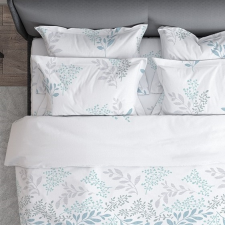 Victoria White - Set lenjerie pat dublu, 100% Bumbac Ranforce - 4 piese [2]