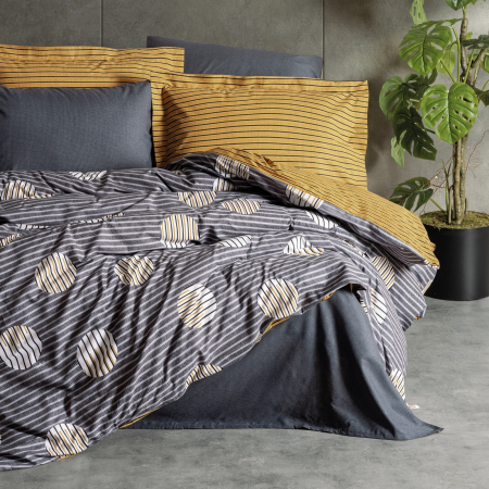 Strew - Lenjerie pat dublu, 100% Bumbac - 4 piese [1]