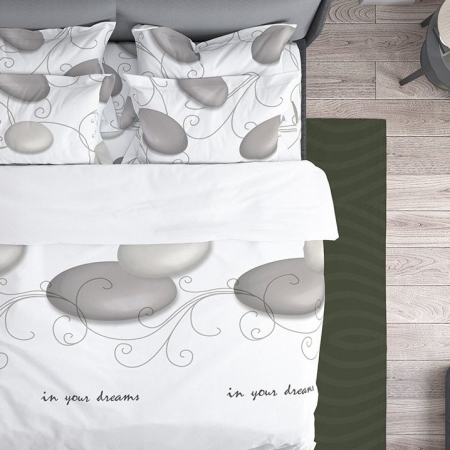 Zen - Set lenjerie pat dublu, 100% Bumbac Ranforce - 4 piese [1]