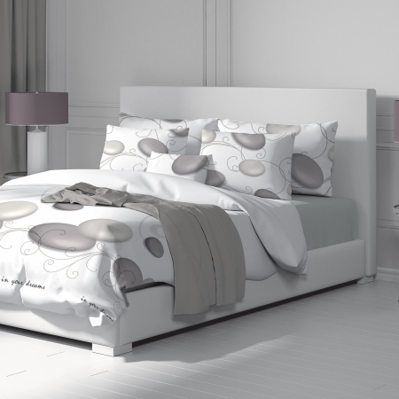 Zen - Set lenjerie pat dublu, 100% Bumbac Ranforce - 4 piese [2]