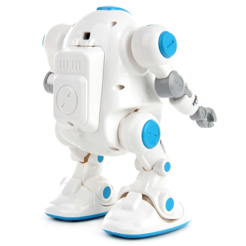 Set Educativ de Constructii -  Roboțel cu Funcții Electrice de mers și funcție de mișcare circulară a brațelor în sus și în jos [5]